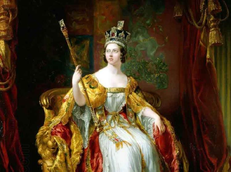 George Hayter State portrait of Queen Victoria China oil painting art